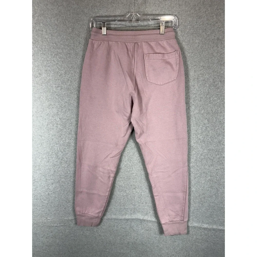 Calvin Klein Jogger Pants Womens XS Mauve Pink CK Logo Sweatpants Comfy Casual